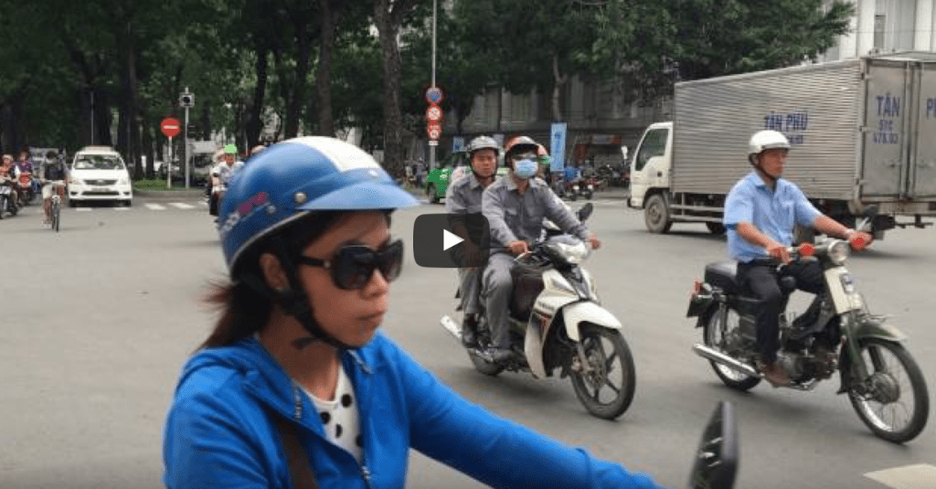 Der Verkehr in Ho Chi Minh City beeindruckt und überfordert. Das 